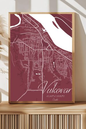 Vukovar City map