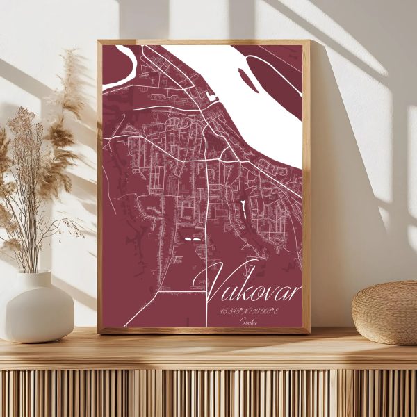 Vukovar City map