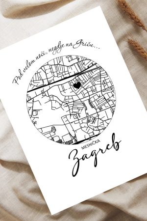 Zagreb City Map