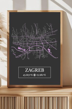 Personalizirana karta grada Zagreb