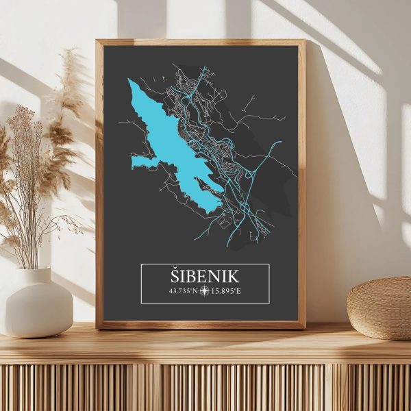 Personalizirana karta grada Šibenika