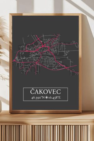 Personalizirana karta grada Čakovca