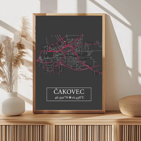 Personalizirana karta grada Čakovca