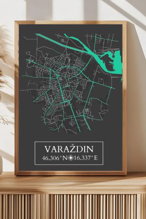Personalizirana karta grada Varaždin
