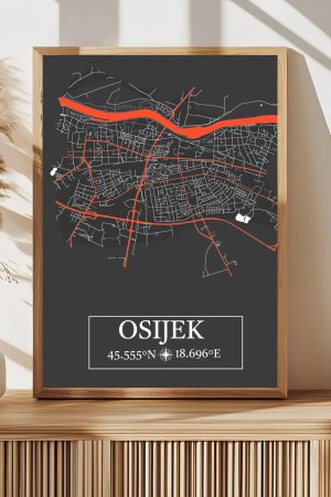 Personalizirana karta grada Osijek