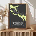 Personalizirana karta grada Dubrovnik